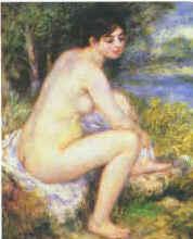 Pierre Renoir  Female Nude in a Landscape china oil painting image